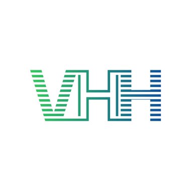 Modern VHH Logo Tasarımı. İş Kimliği için VHH Minimalist, Profesyonel ve Çok Yönlü Markalaştırma Simgesi