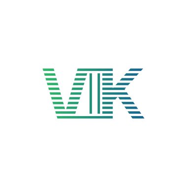 Modern VIK Logo Tasarımı. İş Kimliği için VIK Minimalist, Profesyonel ve Çok Yönlü Markalaştırma Simgesi