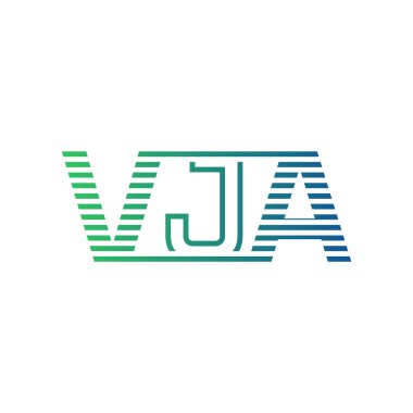 Modern VJA Logo Tasarımı. İş Kimliği için VJA Minimalist, Profesyonel ve Çok Yönlü Markalaştırma Simgesi