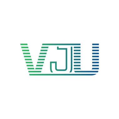 Modern VJU Logo Tasarımı. VJU Minimalist, Profesyonel ve Çok Yönlü İşletme Kimliği Simgesi