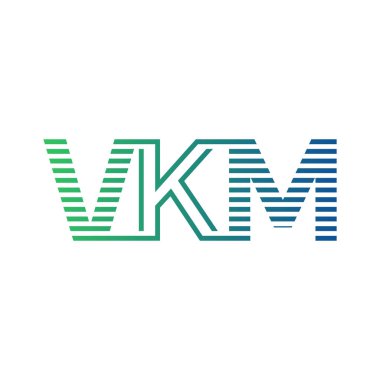 Modern VKM Logo Tasarımı. İş Kimliği için VKM Minimalist, Profesyonel ve Çok Yönlü Markalaştırma Simgesi