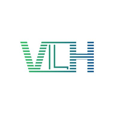 Modern VLH Logo Tasarımı. İş Kimliği için VLH Minimalist, Profesyonel ve Çok Yönlü Markalaştırma Simgesi
