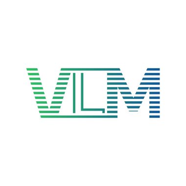 Modern VLM Logo Tasarımı. İş Kimliği için VLM Minimalist, Profesyonel ve Çok Yönlü Markalaştırma Simgesi