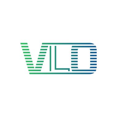 Modern VLO Logo Tasarımı. İş Kimliği için VLO Minimalist, Profesyonel ve Çok Yönlü Markalaştırma Simgesi