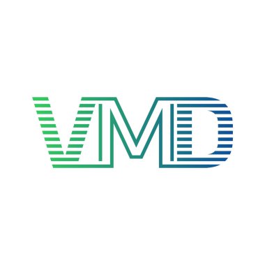 Modern VMD Logo Tasarımı. İş Kimliği için VMD Minimalist, Profesyonel ve Çok Yönlü Markalaştırma Simgesi