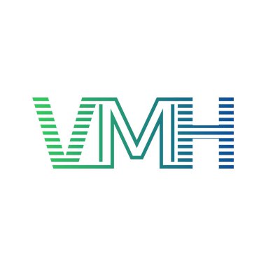 Modern VMH Logo Tasarımı. İş Kimliği için VMH Minimalist, Profesyonel ve Çok Yönlü Markalaştırma Simgesi