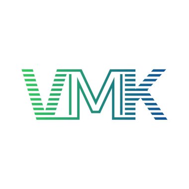 Modern VMK Logo Tasarımı. İş Kimliği için VMK Minimalist, Profesyonel ve Çok Yönlü Markalaştırma Simgesi