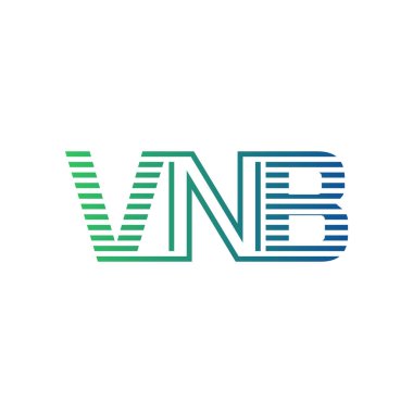 Modern VNB Logo Tasarımı. İş Kimliği için VNB Minimalist, Profesyonel ve Çok Yönlü Markalaştırma Simgesi