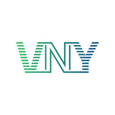 Modern VNY Logo Tasarımı. İş Kimliği için VNY Minimalist, Profesyonel ve Çok Yönlü Marka Simgesi