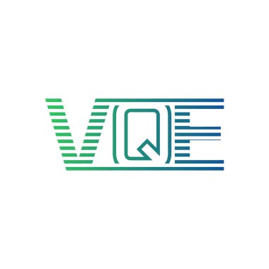 Modern VQE Logo Tasarımı. Harf VQE Minimalist, Profesyonel ve İşletme Kimliği İçin Çok Yönlü Markalaşma Simgesi