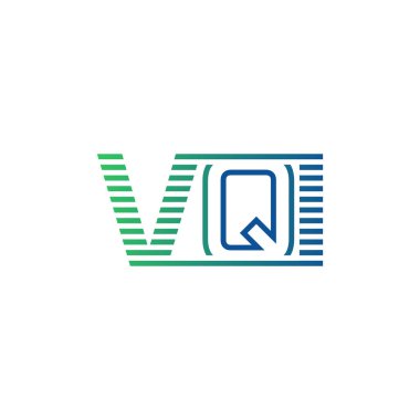 Modern VQI Logo Tasarımı. Harf VQI Minimalist, Profesyonel ve İş Kimliği için Çok Yönlü Markalaştırma Simgesi