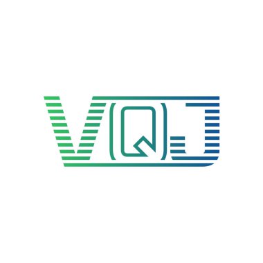 Modern VQJ Logo Tasarımı. Harf VQJ Minimalist, Profesyonel ve Çok Yönlü İşletme Kimliği Simgesi