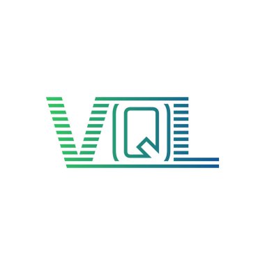 Modern VQL Logo Tasarımı. Harf VQL İşletme Kimliği Minimalist, Profesyonel ve Çok Yönlü Markalaştırma Simgesi