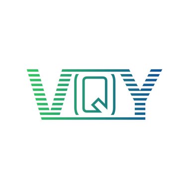 Modern VQY Logo Tasarımı. İş Kimliği için VQY Minimalist, Profesyonel ve Çok Yönlü Markalaştırma Simgesi