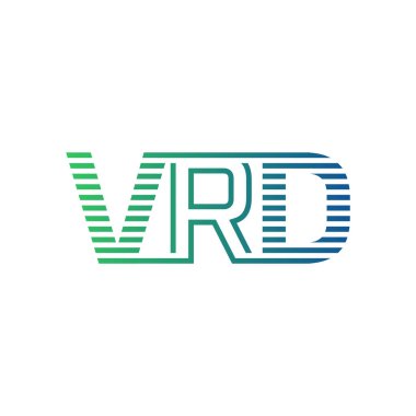 Modern VRD Logo Tasarımı. İş Kimliği için VRD Minimalist, Profesyonel ve Çok Yönlü Markalaştırma Simgesi