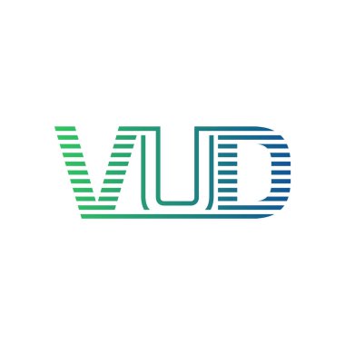 Modern VUD Logo Design. Letter VUD Minimalist, Professional, and Versatile Branding Icon for Business Identity clipart