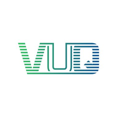 Modern VUQ Logo Tasarımı. Harf VUQ İşletme Kimliği Minimalist, Profesyonel ve Çok Yönlü Markalaştırma Simgesi