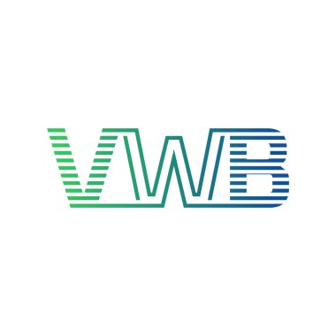 Modern VWB Logo Tasarımı. İş Kimliği için VWB Minimalist, Profesyonel ve Çok Yönlü Markalaştırma Simgesi