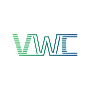 Modern VWC Logo Tasarımı. İş Kimliği için VWC Minimalist, Profesyonel ve Çok Yönlü Markalaştırma Simgesi