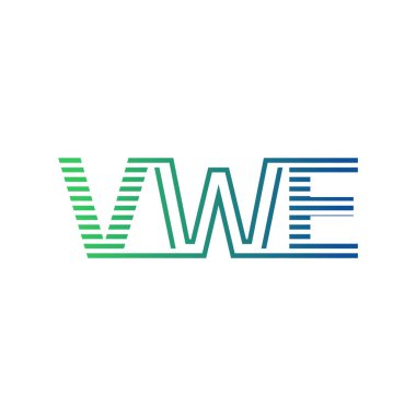Modern VWE Logo Tasarımı. VWE Minimalist, Profesyonel ve İşletme Kimliği İçin Çok Yönlü Marka Simgesi