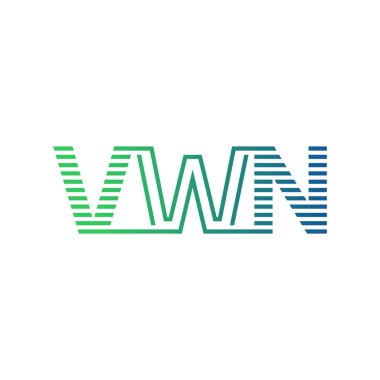 Modern VWN Logo Tasarımı. İş Kimliği için VWN Minimalist, Profesyonel ve Çok Yönlü Markalaştırma Simgesi