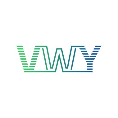 Modern VWY Logo Tasarımı. İş Kimliği için VWY Minimalist, Profesyonel ve Çok Yönlü Markalaştırma Simgesi