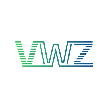 Modern VWZ Logo Tasarımı. İş Kimliği için VWZ Minimalist, Profesyonel ve Çok Yönlü Markalaştırma Simgesi