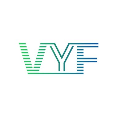 Modern VYF Logo Tasarımı. İş Kimliği için VYF Minimalist, Profesyonel ve Çok Yönlü Markalaştırma Simgesi