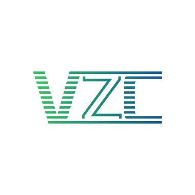 Modern VZC Logo Tasarımı. İş Kimliği için VZC Minimalist, Profesyonel ve Çok Yönlü Markalaştırma Simgesi