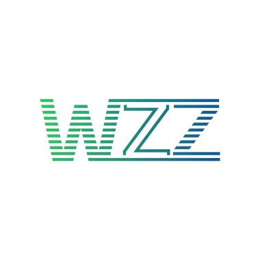 Modern WZZ Logo Tasarımı. İş Kimliği için WZZ Mektubu Minimalist, Profesyonel ve Çok Yönlü Marka Simgesi
