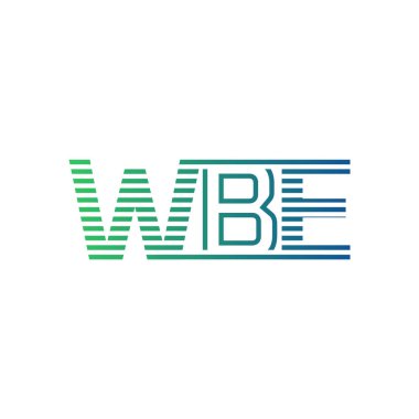 Modern WBE Logo Tasarımı. İş Kimliği için WBE Minimalist, Profesyonel ve Çok Yönlü Markalaştırma Simgesi