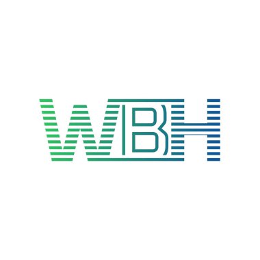 Modern WBH Logo Tasarımı. İş Kimliği İçin WBH Minimalist, Profesyonel ve Çok Yönlü Markalaştırma Simgesi
