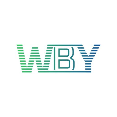 Modern WBY Logo Design. Letter WBY Minimalist, Professional, and Versatile Branding Icon for Business Identity clipart