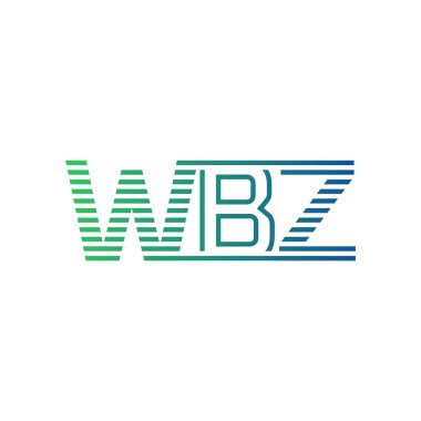 Modern WBZ Logo Tasarımı. İş Kimliği için WBZ Minimalist, Profesyonel ve Çok Yönlü Markalaştırma Simgesi