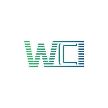 Modern WCI Logo Tasarımı. İş Kimliği için WCI Minimalist, Profesyonel ve Çok Yönlü Markalaştırma Simgesi
