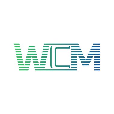 Modern WCM Logo Tasarımı. İş Kimliği için WCM Minimalist, Profesyonel ve Çok Yönlü Marka Simgesi