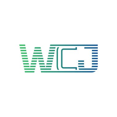 Modern WCJ Logo Tasarımı. İş Kimliği için WCJ Minimalist, Profesyonel ve Çok Yönlü Markalaştırma Simgesi