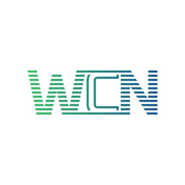 Modern WCN Logo Tasarımı. İş Kimliği için WCN Minimalist, Profesyonel ve Çok Yönlü Markalaştırma Simgesi