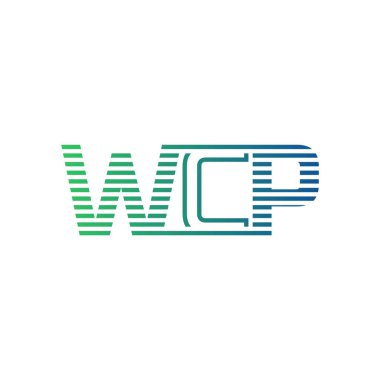 Modern WCP Logo Tasarımı. Harf WCP İş Kimliği Minimalist, Profesyonel ve Çok Yönlü Markalaştırma Simgesi