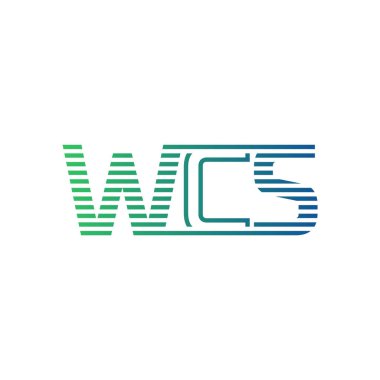 Modern WCS Logo Tasarımı. Harf WCS İş Kimliği Minimalist, Profesyonel ve Çok Yönlü Markalaştırma Simgesi