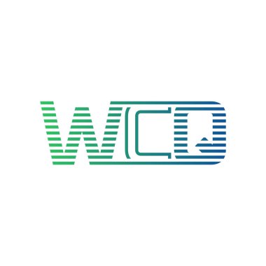 Modern WCQ Logo Tasarımı. İş Kimliği için WCQ Minimalist, Profesyonel ve Çok Yönlü Markalaştırma Simgesi