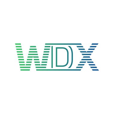 Modern WDX Logo Tasarımı. İş Kimliği için WDX Minimalist, Profesyonel ve Çok Yönlü Markalaştırma Simgesi