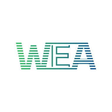 Modern WEA Logo Tasarımı. WEA Minimalist, Profesyonel ve İşletme Kimliği İçin Çok Yönlü Marka Simgesi