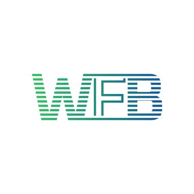 Modern WFB Logo Tasarımı. WFB Minimalist, Profesyonel ve Çok Yönlü İşletme Kimliği Simgesi