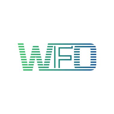 Modern WFO Logo Tasarımı. İş Kimliği için WFO Minimalist, Profesyonel ve Çok Yönlü Markalaştırma Simgesi