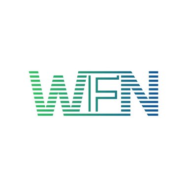 Modern WFN Logo Tasarımı. İş Kimliği için WFN Minimalist, Profesyonel ve Çok Yönlü Marka Simgesi