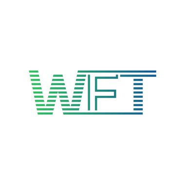 Modern WFT Logo Tasarımı. İş Kimliği için WFT Minimalist, Profesyonel ve Çok Yönlü Markalaştırma Simgesi