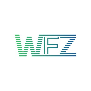 Modern WFZ Logo Tasarımı. İş Kimliği için WFZ Minimalist, Profesyonel ve Çok Yönlü Markalaştırma Simgesi