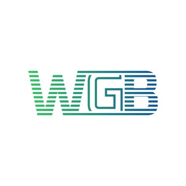 Modern WGB Logo Tasarımı. İş Kimliği için WGB Minimalist, Profesyonel ve Çok Yönlü Markalaştırma Simgesi