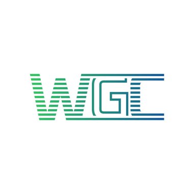 Modern WGC Logo Tasarımı. İş Kimliği için WGC Minimalist, Profesyonel ve Çok Yönlü Markalaştırma Simgesi